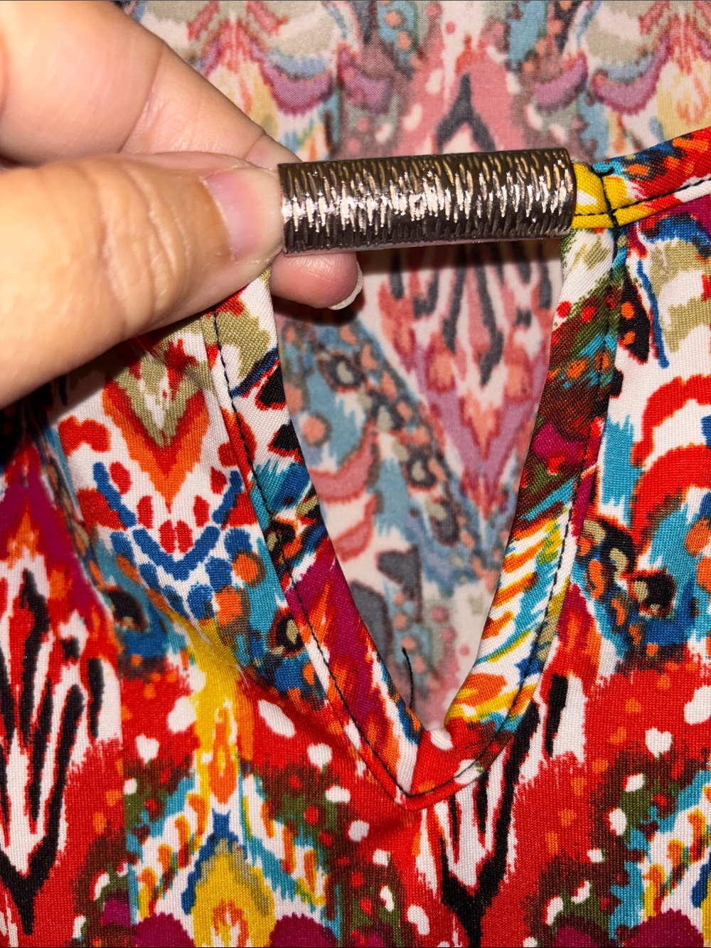 Sami & Jo Multi Color Dress 2X EUC - Picture 2 of 6